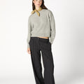 STUDDED SWEATER MEDIUM GREY