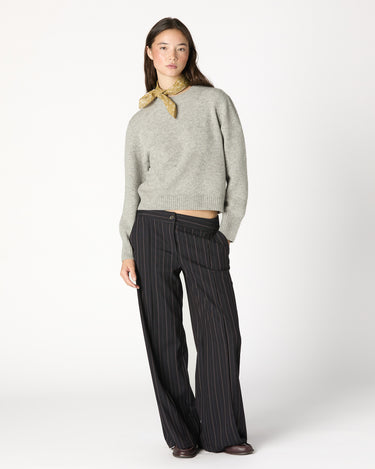 STUDDED SWEATER MEDIUM GREY