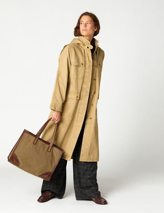 TRENCH BOLSILLOS SAND