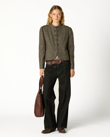 BLAZER MAO ESPIGA GRIS