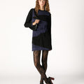 BICOLOR MINI DRESS