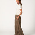PANTALON RAYA MARRON CLARO