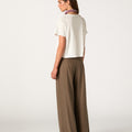 PANTALON RAYA MARRON CLARO