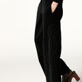 EIGHTS BLUE VELVET TROUSERS