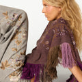 EMBROIDERED PONCHO