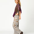 EMBROIDERED PONCHO