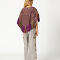 EMBROIDERED PONCHO