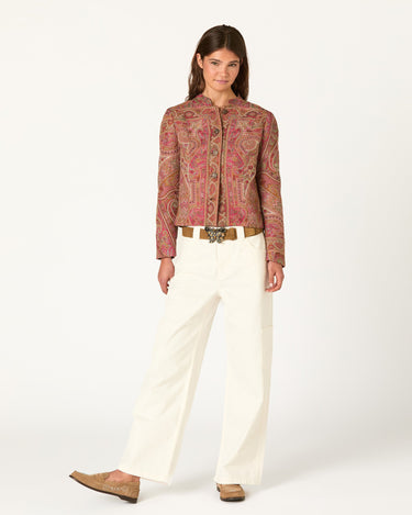 ECRU TWILL CHINO TROUSERS