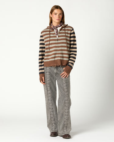 PANTALÓN TRENZADO FRONT ANTRACITA