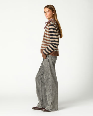PANTALÓN TRENZADO FRONT ANTRACITA