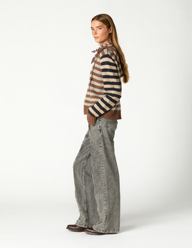 PANTALÓN TRENZADO FRONT ANTRACITA