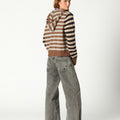 PANTALÓN TRENZADO FRONT ANTRACITA