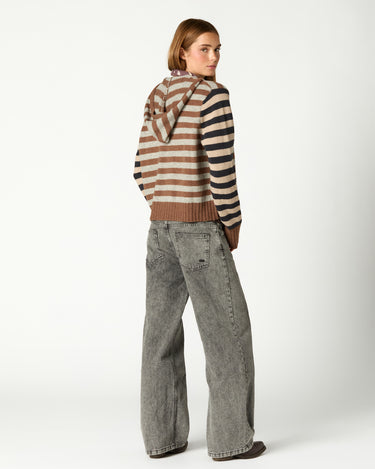 PANTALÓN TRENZADO FRONT ANTRACITA
