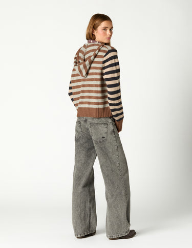 PANTALÓN TRENZADO FRONT ANTRACITA