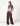 CHOCOLATE DENIM BUCKLE TROUSERS