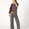 PANTALÓN "NN" BORDADO GREY