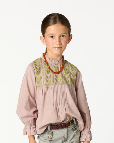 EMBROIDERED SMOKE SHIRT