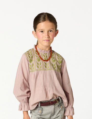 EMBROIDERED SMOKE SHIRT