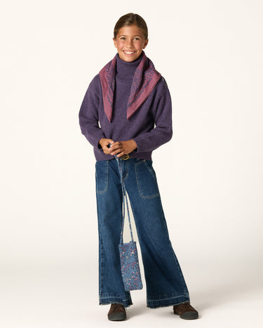 PENSÉE BUTTON TURTLENECK SWEATER
