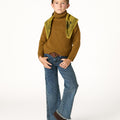 CURRY BUTTON TURTLENECK SWEATER