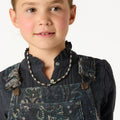 BLUE PAISLEY OVERALLS