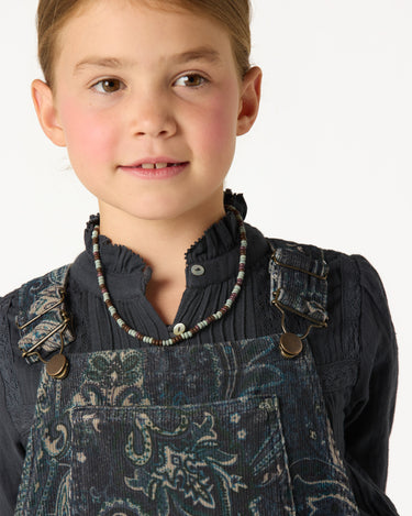 BLUE PAISLEY OVERALLS