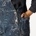 BLUE PAISLEY OVERALLS