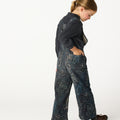 BLUE PAISLEY OVERALLS
