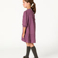 EMBROIDERED DRESS FLOWER FEATHER