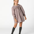 SMOKE ARROW LACE SMOCK DRESS