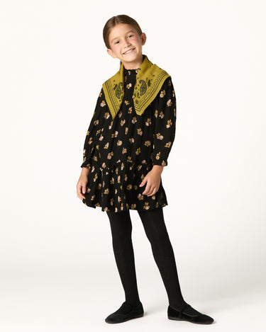 ANTHRACITE FLOWER DRESS