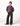 FLORAL CORDUROY TROUSERS GREEN