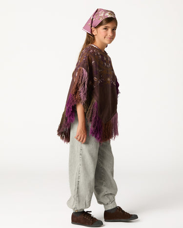 EMBROIDERED PONCHO