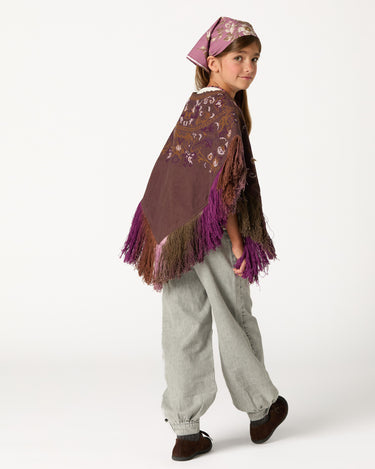 EMBROIDERED PONCHO