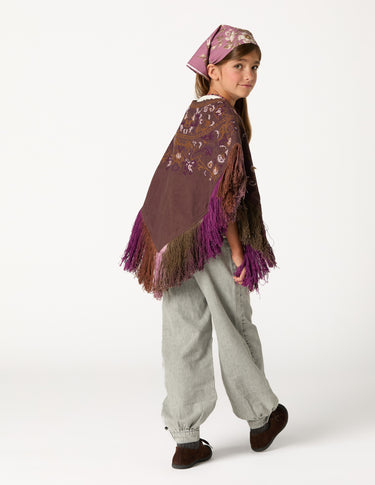EMBROIDERED PONCHO