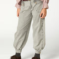 LIGHT GRAY BAGGY TROUSERS