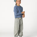 PANTALON BOMBACHO GRIS CLARO