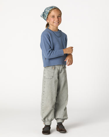 PANTALON BOMBACHO GRIS CLARO