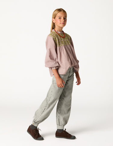 EMBROIDERED SMOKE SHIRT