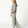 CAMISA DENIM TACHAS LIGHT GREY