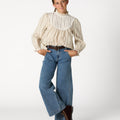 CHOCOLATE ARROW LACE SHIRT