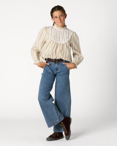 CHOCOLATE ARROW LACE SHIRT