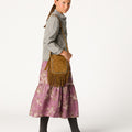 FALDA ROSES PLUM