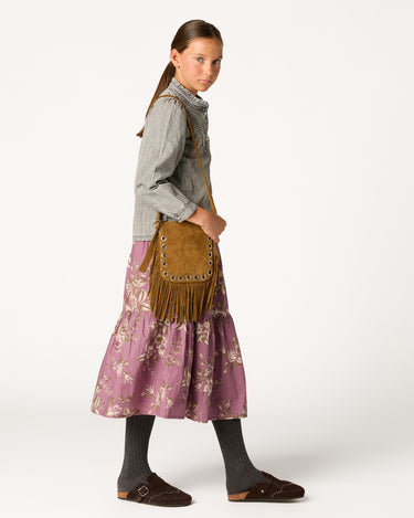 FALDA ROSES PLUM