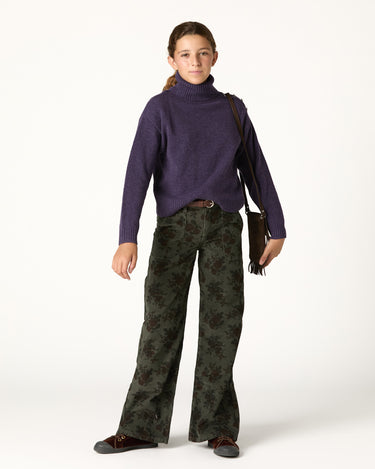 PENSÉE BUTTON TURTLENECK SWEATER