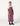 VESTIDO BORDADO FLOR PLUM