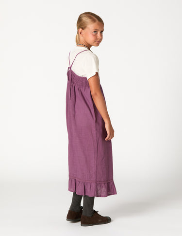 EMBROIDERED DRESS FLOWER FEATHER
