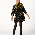 ANTHRACITE FLOWER DRESS