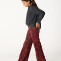 MULBERRY PAISLEY CORDUROY TROUSERS