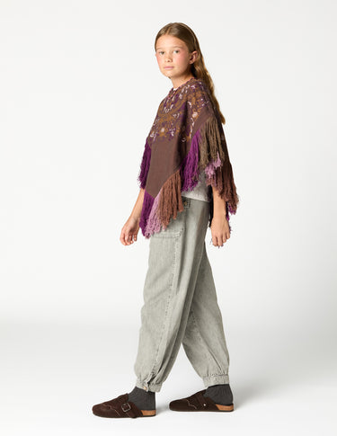 EMBROIDERED PONCHO